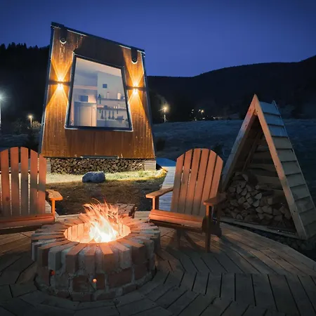 Kemp Danguba - Tiny Glamp House With Hot Tub By Iglena *