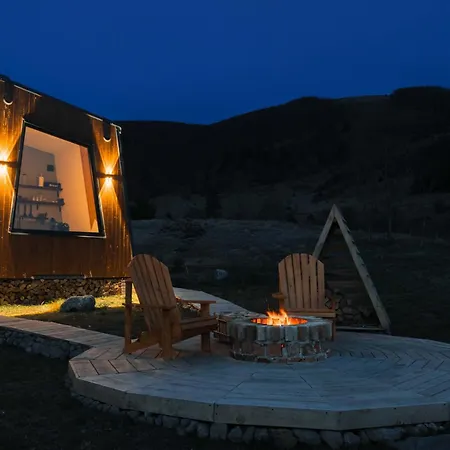 营地 Danguba - Tiny Glamp House With Hot Tub By Iglena 库普雷斯
